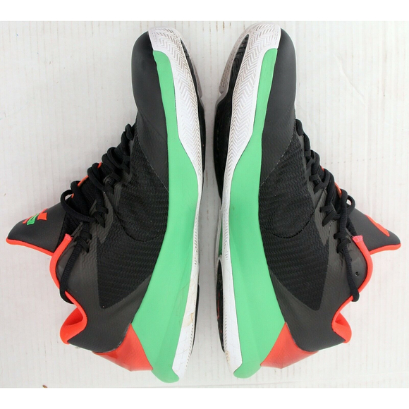NIKE Jordan Men's CP3.VIII Basketball Shoe Black/Green/orange 684855-035 size 13 - Picture 8 of 11